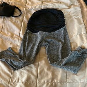 Beyond the bump maternity leggings grey size medium